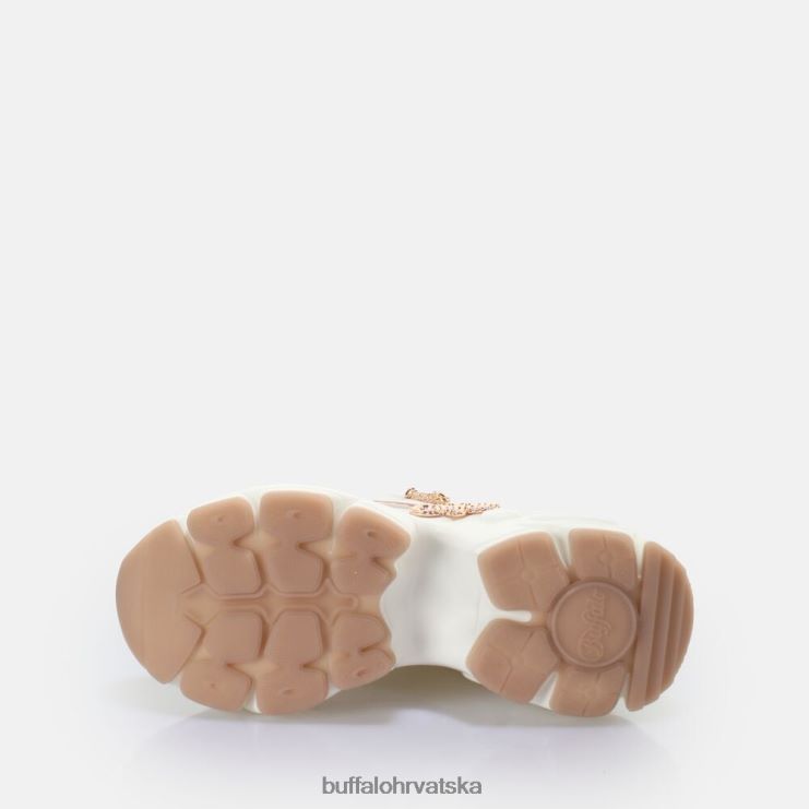 bijela/svijetlo roza Buffalo binary glam tenisice niske veganske |tenisice TDD6T320